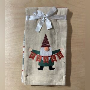 Set of 2 Festive Gnome Kitchen Towel (NH)